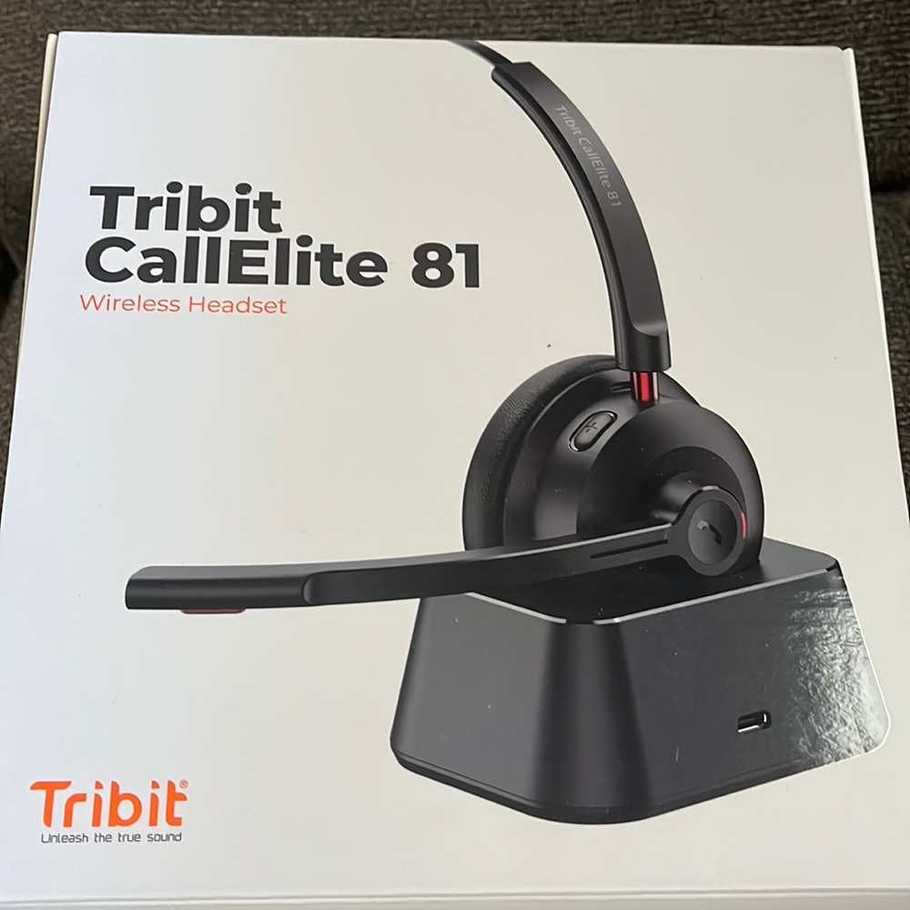 USB Bluetooth wireless headset w/charging stand